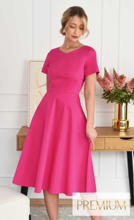 Różowa sukienka Midi TALIA