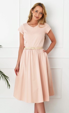 Sukienka Midi SIENNA (Jasny Róż) -20%