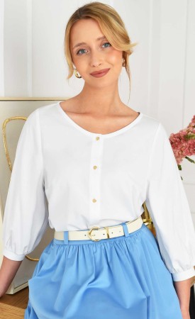 Biała bluzka NORAH 
