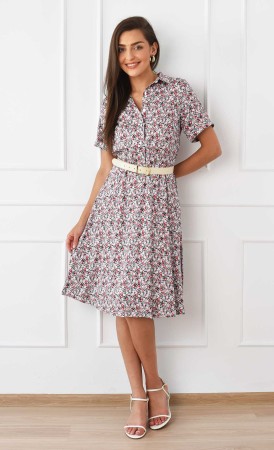 Wiskozowa sukienka Midi TAYLOR II (Tawira) -10%