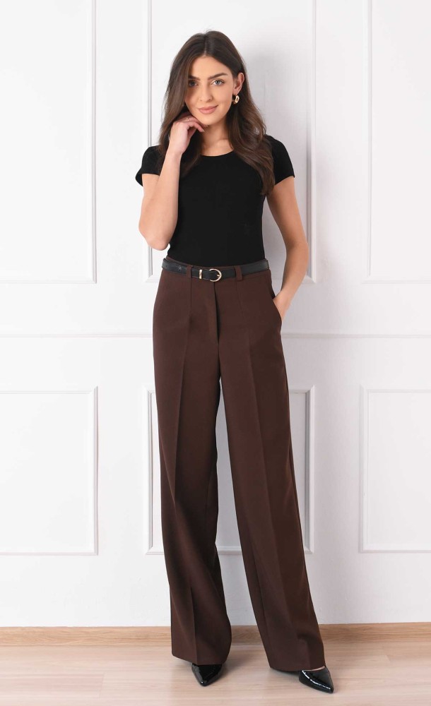 Brązowe spodnie LOGAN