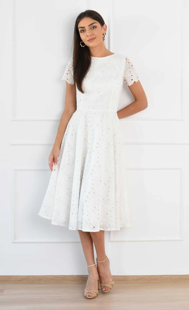 Czarna sukienka Midi LEONI II (Oktawia Biel) 