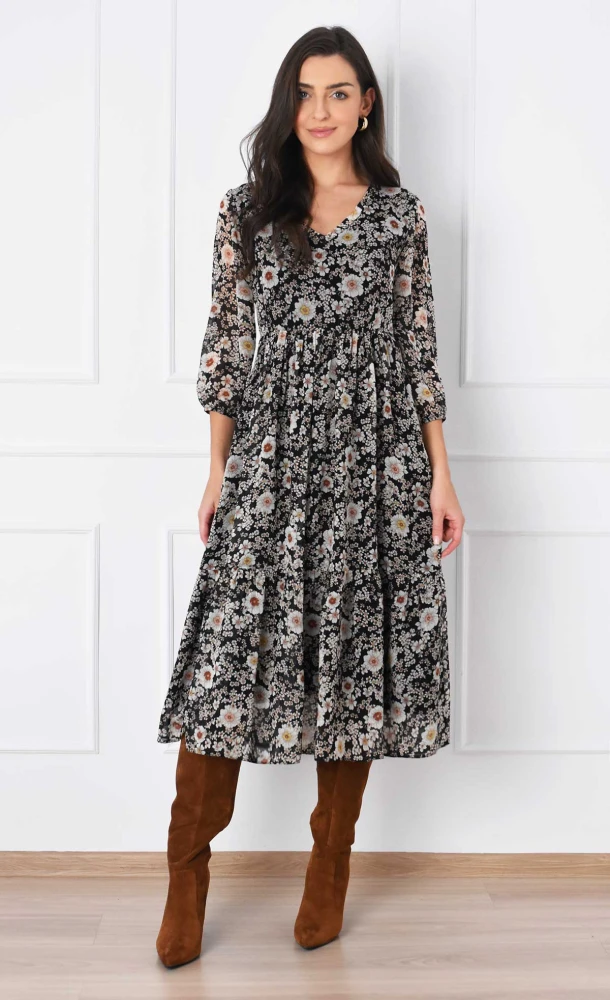 Sukienka Midi INGRID (Magnolia) -30%